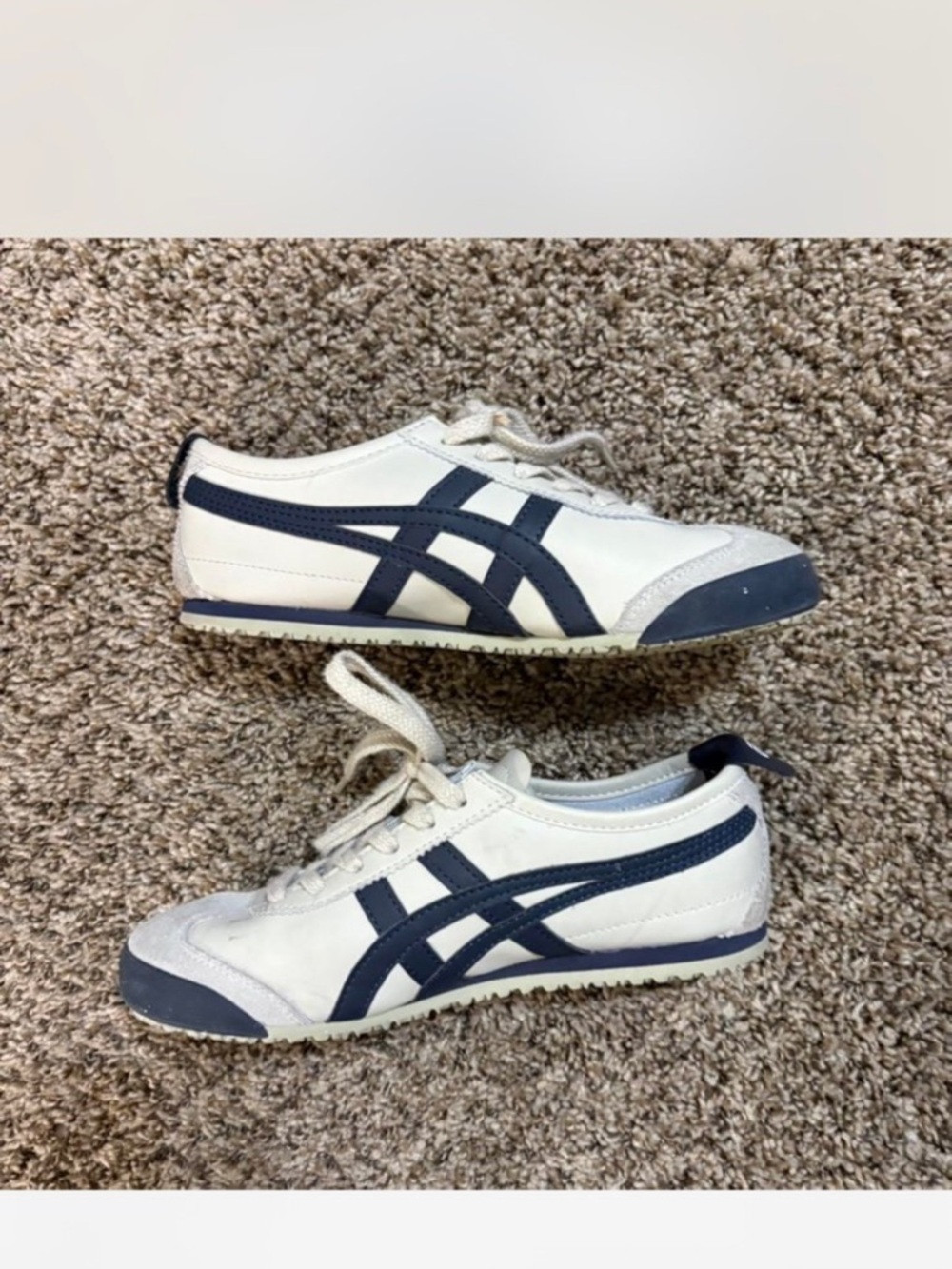 Onitsuka Tiger Mexico 66 Sneakers - White & Navy
